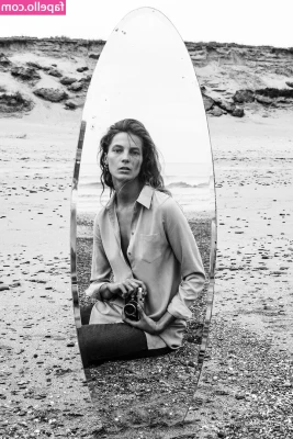 Daria Werbowy [ daria-werbowy ] - Will you sleep in the wet patch if I promise to make it this big?