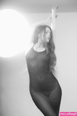 Mia Sollis [ mia-sollis ] - My piercings through this golden slip , beautiful don’t you think ?
