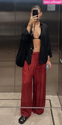 Daniela Melchior [ daniela-melchior ] - My new dress has lots of tassels and is too short to cover my butt.