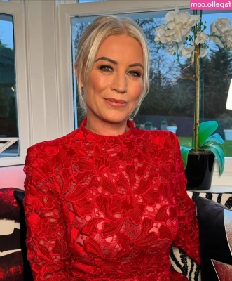 Denise Van Outen [ denise-van-outen ] - How’s your team doing tonight?? Here’s some cake for good luck!
