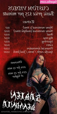 Sabien Demonia [ sabien-demonia-2 ] - If I was lying on your bed, where would you put your tongue first?