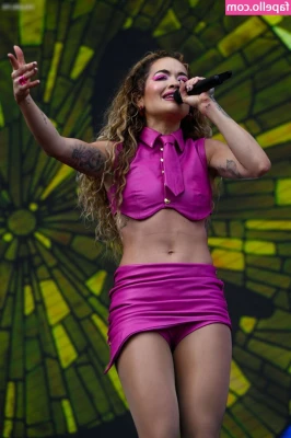 Rita Ora [ rita-ora ] - I m pampering my anus with toys  you want to replace it with your dick