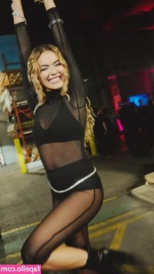 Rita Ora [ rita-ora ] - Watch me take this purple lingerie off tomorrow night as a Christmas
