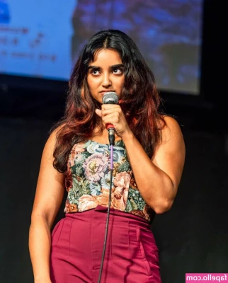 Sahana Srinivasan [ sahana-srinivasan ] - Wanna watch my huge boobies bounce around in this tube top? Be