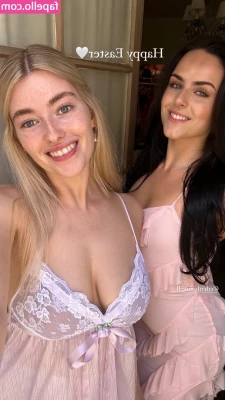 Carlie Whalen [ carlie-whalen ] - Do you like our legs? Anne really loves to wear sexy stockings!