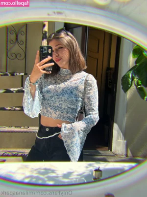 milanaspark - caught you looking at my tits, guess I should show you....