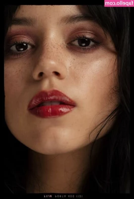 Jenna Ortega [ jenna-ortega-1 ] - Black shiny leather trousers  Don t they make my bottom look