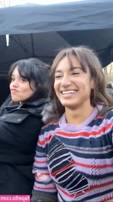 Jenna Ortega [ jenna-ortega-1 ] - Yesterday was a little chilly so had to keep my chubby thighs nice