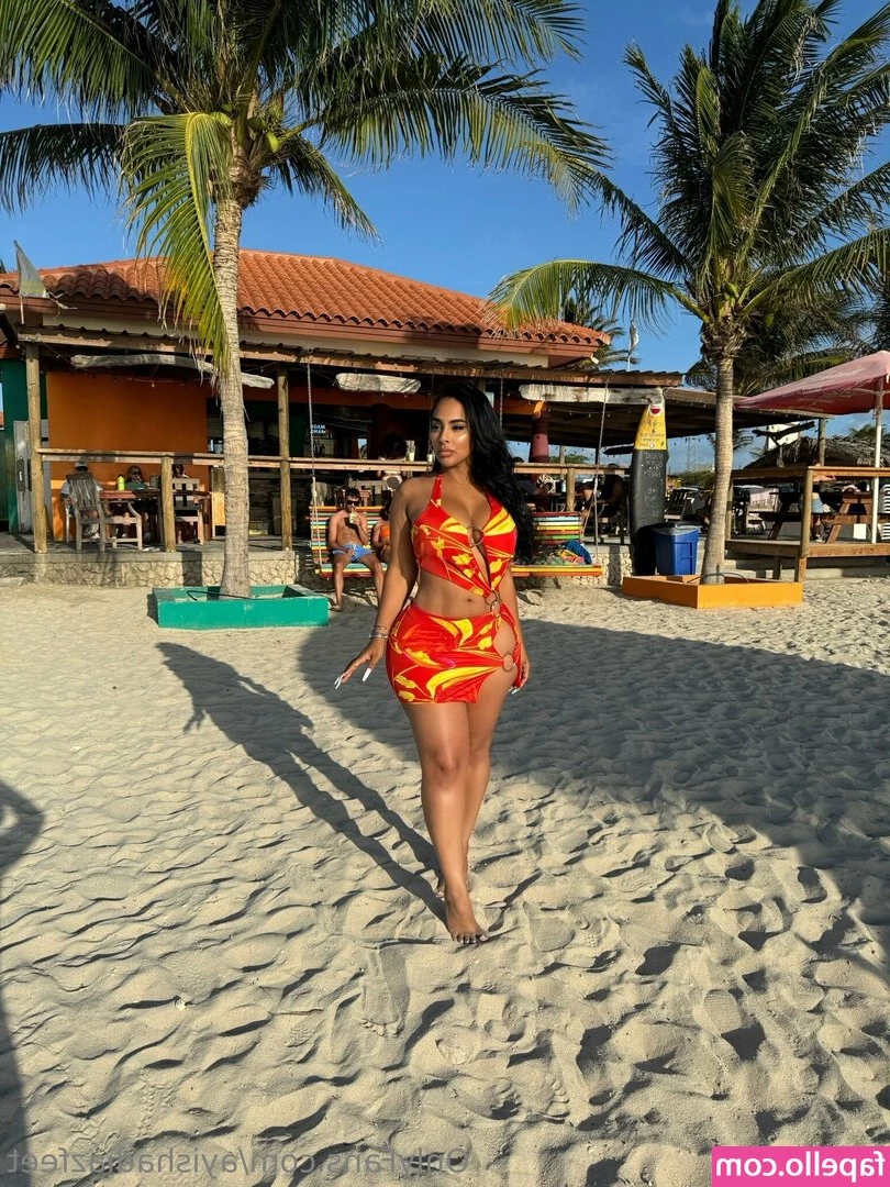 ayishadiazfeet - Dare on Beach