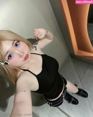 stellacry - swipe to see what sparkly thing i'm hiding underneath my skirt😇
