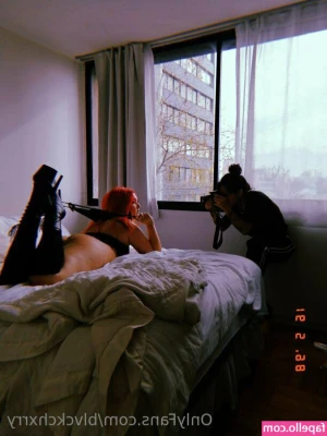 blvckchxrry - Would you tap that ass or just watch me playing with that big dildo
