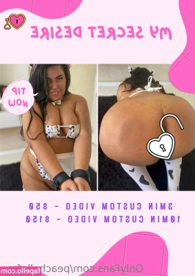 peachellafree - Glitter on my naked body 😈