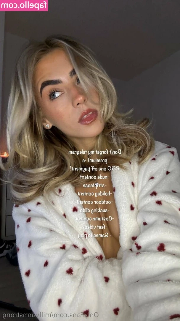 millyarmstrong - Would you explore my curves baby? 💋