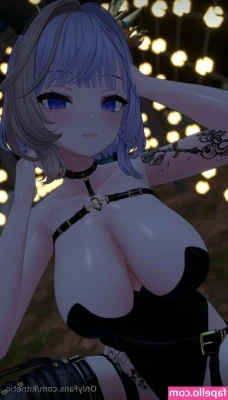 kitnetic - Raven gives a nice blowjob 💜  Showing you her outfit and rubbing