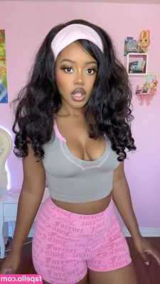blackprincesspeach - Thong try on 😉 swipe for pics too!