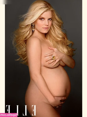 Jessica Simpson [ jessica-simpson ] - New fishnets with no panties 😉