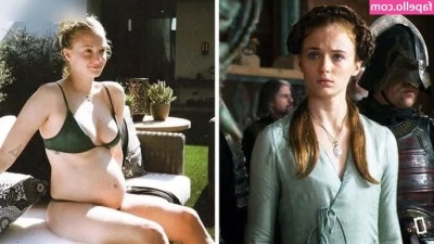 Sophie Turner [ sophie-turner-1 ] - Driving around with a hard girl cock hoping to find someone to suck