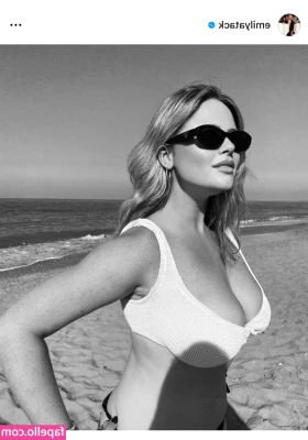 Emily Atack [ emily-atack ] - Ai Hoshino~ Secret appearance in her micro-bikini <3 Just for you