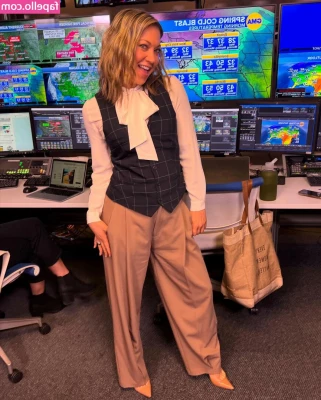 Hot News Weather Babes [ hot-news-weather-babes ] - Who wants to blow my whistle?   More of my Halloween costume is