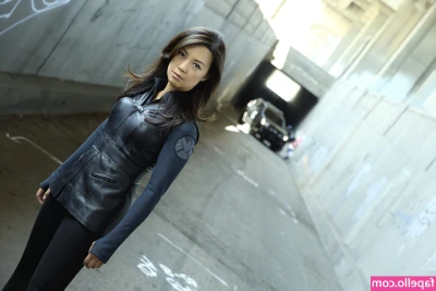 Ming-Na Wen [ ming-na-wen ] - And in she crawls wanting to be part of the action! ;)