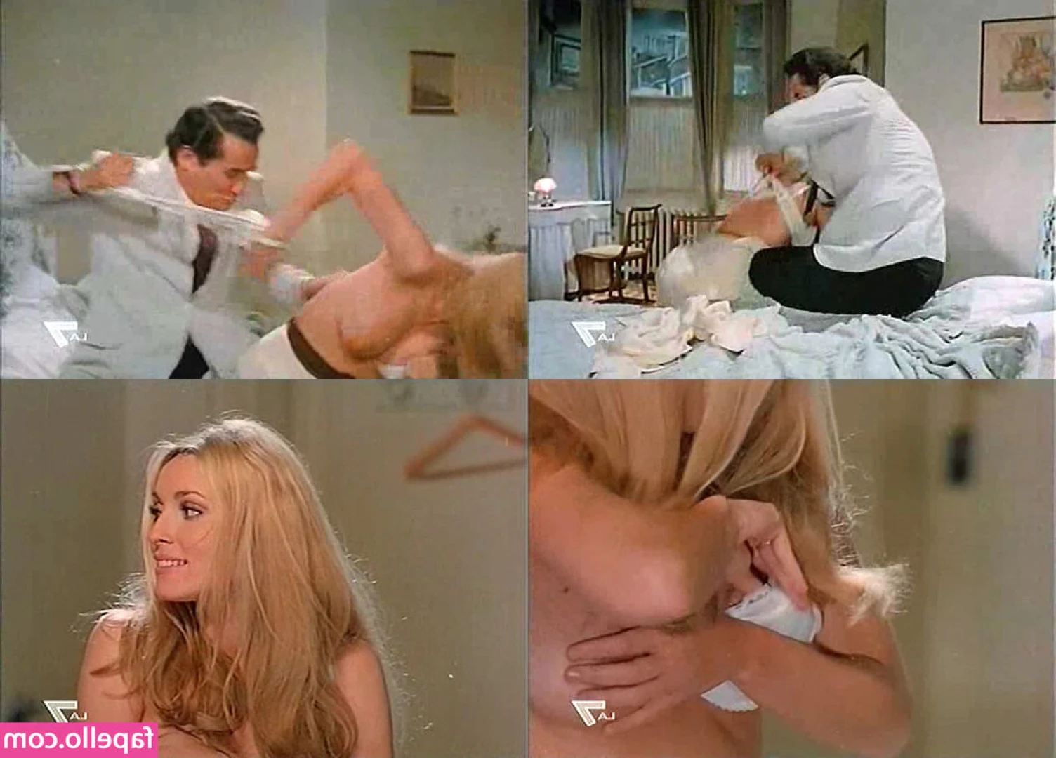 Sharon Tate [ sharon-tate ] - Cheeky cheerleader 😘 flashing knickers back view 🍑 up skirt