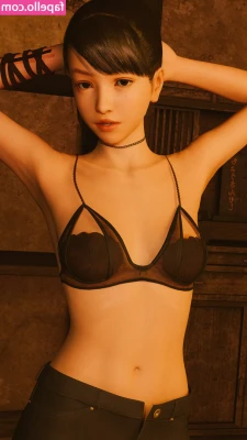 Yakuza | Like A Dragon [ yakuza-like-a-dragon ] - Raw photo shoot in old Victorian Boiler house in a TINY blue bikini