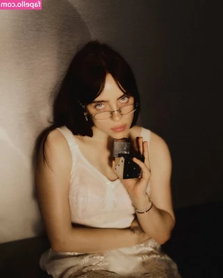 Billie Eilish [ billie-eilish ] - On her hands and knees in submissive reverence  I am behind her  My