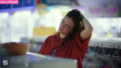 Billie Eilish [ billie-eilish ] - Slow motion playing in a sweaty jock