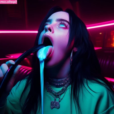 Billie Eilish [ billie-eilish ] - Come clean this up beta white cuck. Your Alpha has given you a gift.