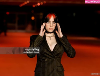 Billie Eilish [ billie-eilish ] - 新年特别写真集  无胸罩 无胸贴 无码 一条线丁字  