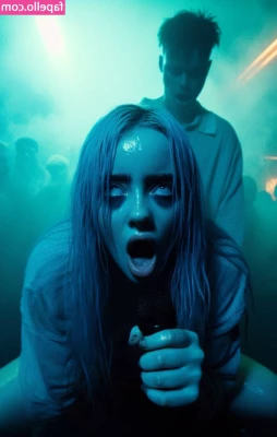 Billie Eilish [ billie-eilish ] - Half naked in Newcastle