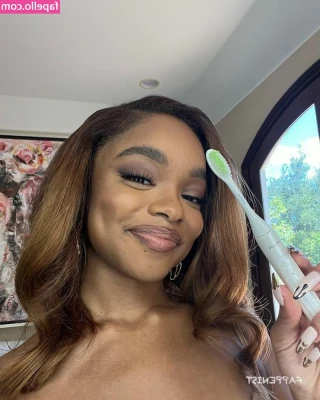 Marsai Martin [ marsai-martin ] - I heard you get a hard cock when you see tits? 😈💦