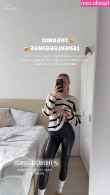 Lina Düren [ lina-dren ] - Comfy cozy robe & sleep shirt lifted up mirror pics 😉 part 1