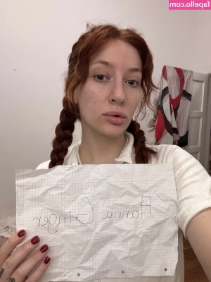 Hanna Ginger [ hanna-ginger ] - send me a message and I ll send you my uncensored photo