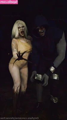emeryfennecfree - Me and @miss_ajattara teasing each others ass with biting, kissing,