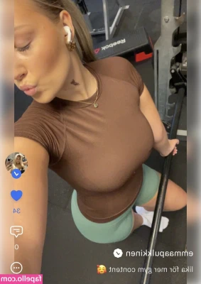 Emma Pulkkinen [ emma-pulkkinen ] - Boobs and thong out