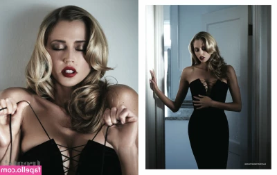 Estella Warren [ estella-warren ] - Super cute crop top action!