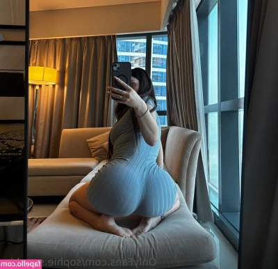 Sophie Sapphire [ sophie-sapphire ] - Not my final design but I’m still playing with my pearl thong!!