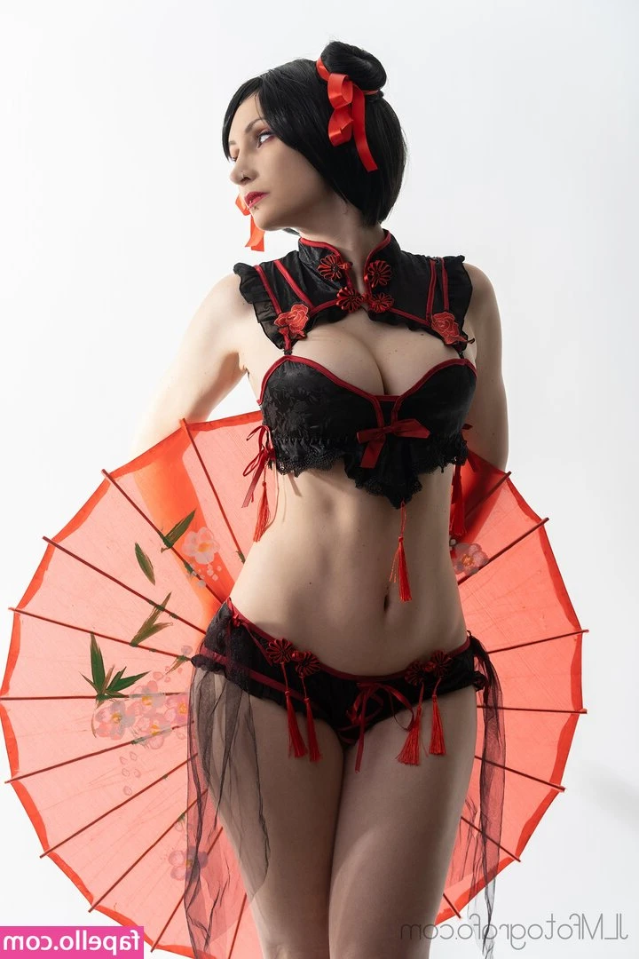 MorganaCosplay - Double pumps, nose exhales in my crop top & panties… you like?