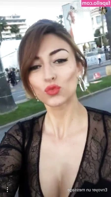 Rachel Legrain Trapani [ rachel-legrain-trapani ] - Patiently awaiting your cum dripping from my mouth to my tits.  