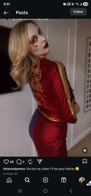 laurenjamesx - Who wants to put their face or something else behind me tonight.