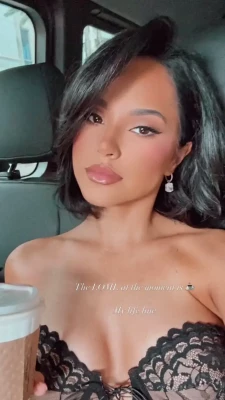 Becky G [ becky-g ] - Last pics of this outfit if we can call it that   is there anything
