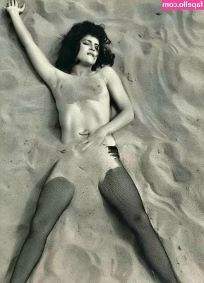 Madeleine Stowe [ madeleine-stowe ] - You can tell its getting hot...my hair is a mess hehe