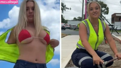 Bikini Tradie [ bikini-tradie ] - Spreading my toes