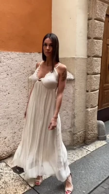 Claudia Magnabosco [ claudia-magnabosco ] - Right after running together I undressed myself at home to take a