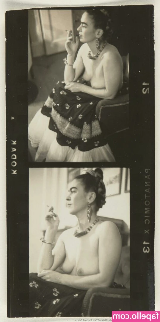 Frida Kahlo [ frida-kahlo ] - Wanna bend me over the log bench that's here? Another fun fact: I've