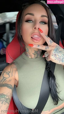 Kinessa Johnson [ kinessa-johnson ] - Would you like to take off my Lavender Lace Bodysuit? Tip $10 for the