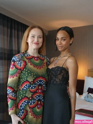 Zoe Saldana [ zoe-saldana ] - 🟡 Titty Tuesday: June Cleaver Bouncing Boobs