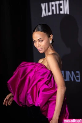 Zoe Saldana [ zoe-saldana ] - Christmas special cuming soon. I mean coming 😜. Tip me $5 if u
