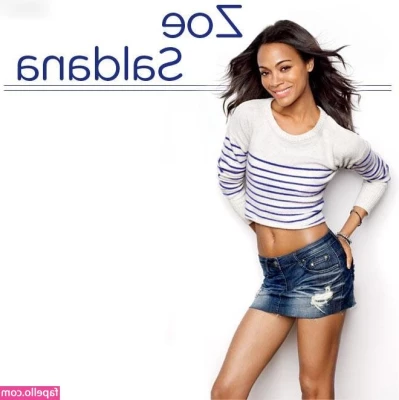 Zoe Saldana [ zoe-saldana ] - Working on that ass